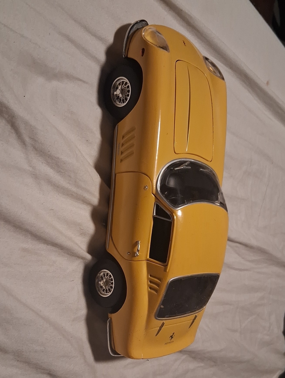 1966 Ferrari GTB-4 Yellow  ERTL  Diecast Collectible